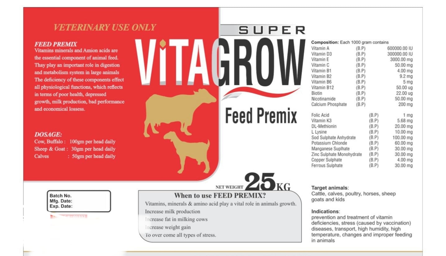 VITA GROW 25 KG BUY ONLINE IN PK